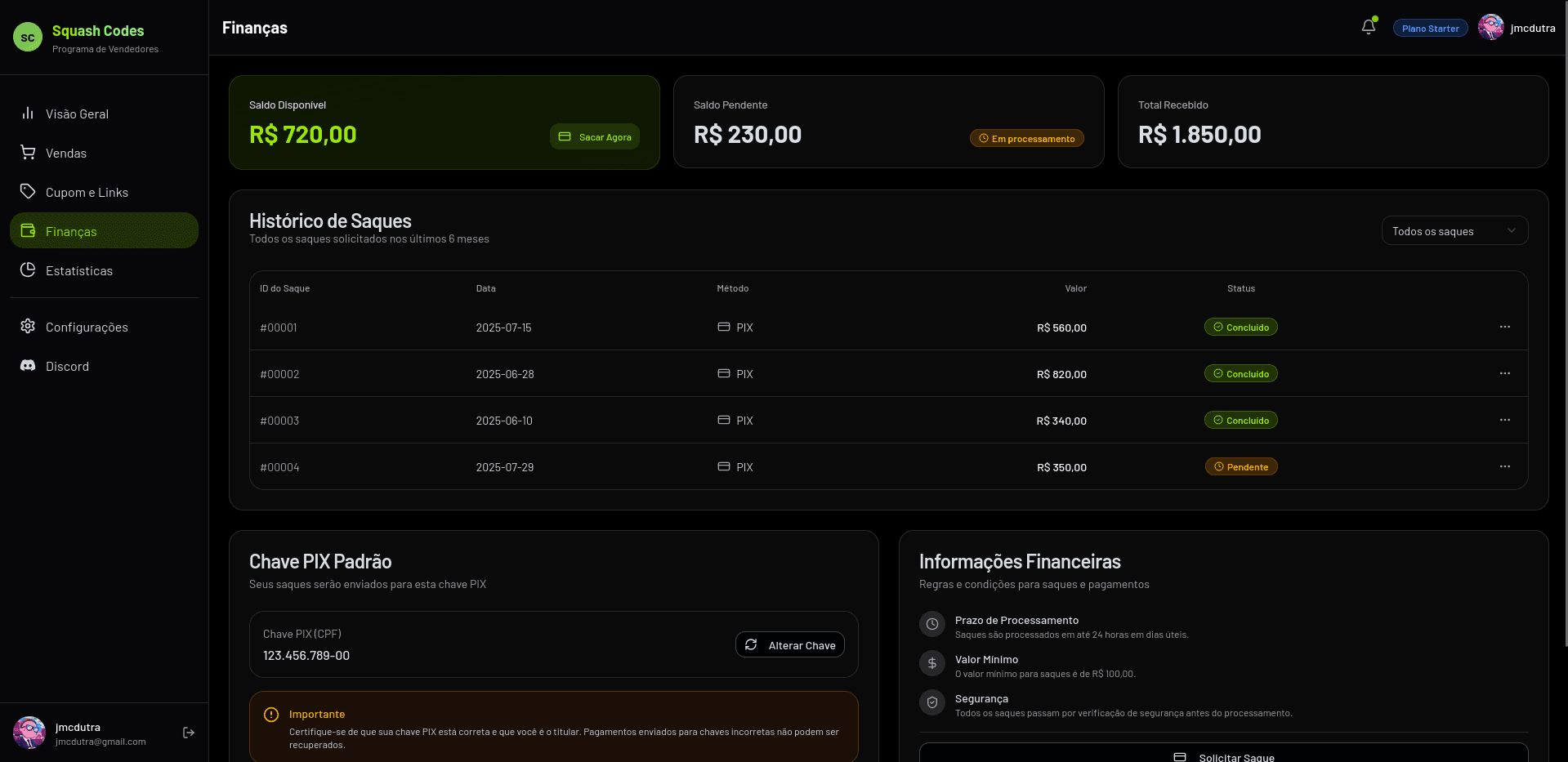 Dashboard Preview